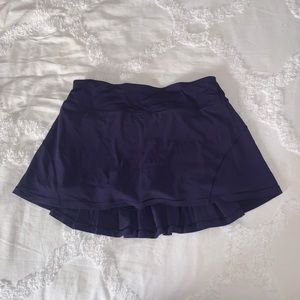 Navy Lululemon skort